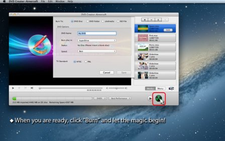 DVD Creator-Aimersoft screenshot