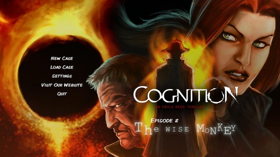 Cognition - Episode 2 - The Wise Monkey 1.0 : Main Menu Window