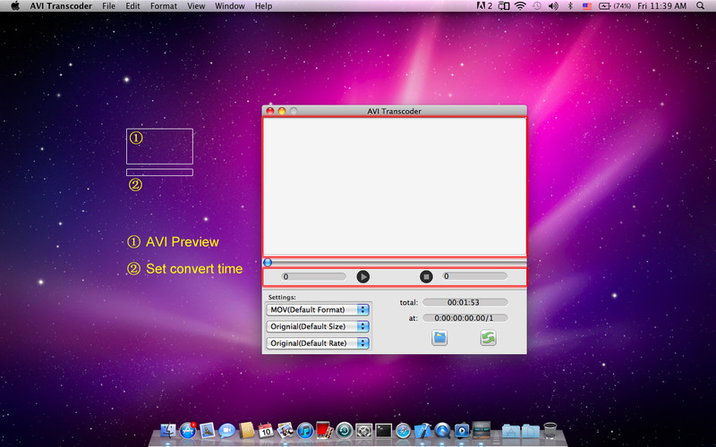 AVI Transcoder 2.0 : AVI Transcoder screenshot