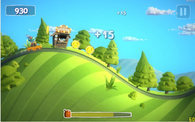 Sunny Hillride 1.0 : Gameplay Window