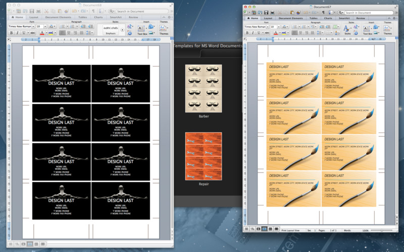 Templates for MS Word Documents 1.0 : Templates for MS Word Documents screenshot
