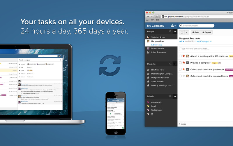 Producteev 2.0 : Producteev by Jive - Free Social Task Management screenshot