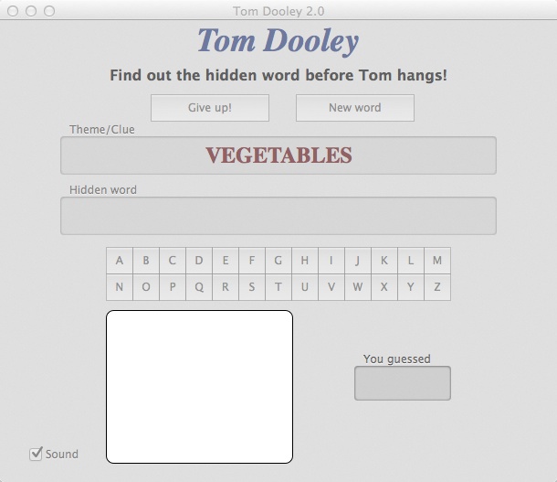 Tom Dooley 2.0 : Gameplay Window