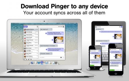 Pinger Desktop: Text Free with Unlimited SMS From Your Computer screenshot