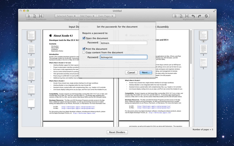 PDF Assemble 1.0 : PDF Assemble screenshot