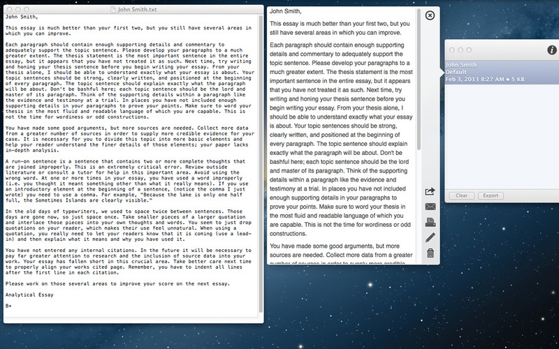 Essay Grader 4.1 : Essay Grader screenshot