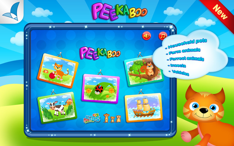 123 Kids Fun PEEKABOO - Educational app for toddlers and preschoolers 1.4 : 123 Kids Fun PEEKABOO - Educational app for toddlers and preschoolers screenshot