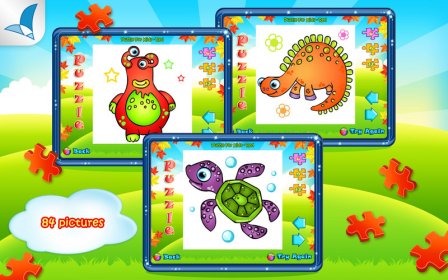 123 Kids Fun PUZZLE RED - Educational app for toddlers and preschoolers screenshot