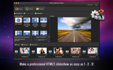 HTML5 Slideshow Maker Free screenshot
