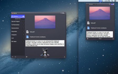 Clipboard Center screenshot
