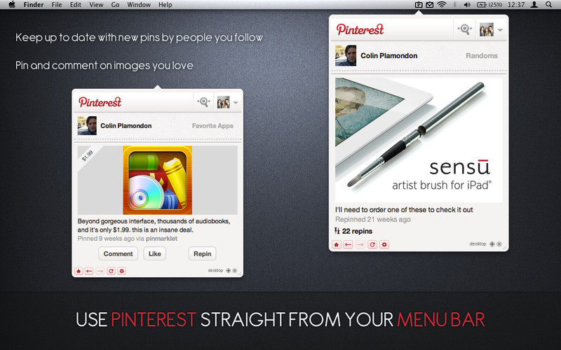 Pin Pro for Pinterest 1.3 : Pin Pro for Pinterest screenshot