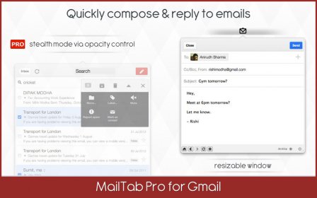 MailTab Pro for Gmail screenshot