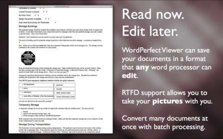 WordPerfect Document Viewer screenshot