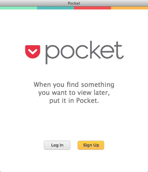 Pocket 1.5 : Main window