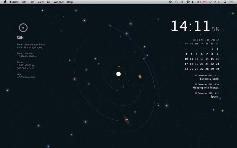 Planets -- Live Wallpaper 1.1 : Planets -- Live Wallpaper screenshot