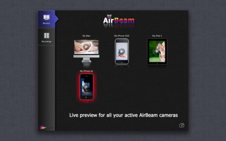 AirBeam screenshot