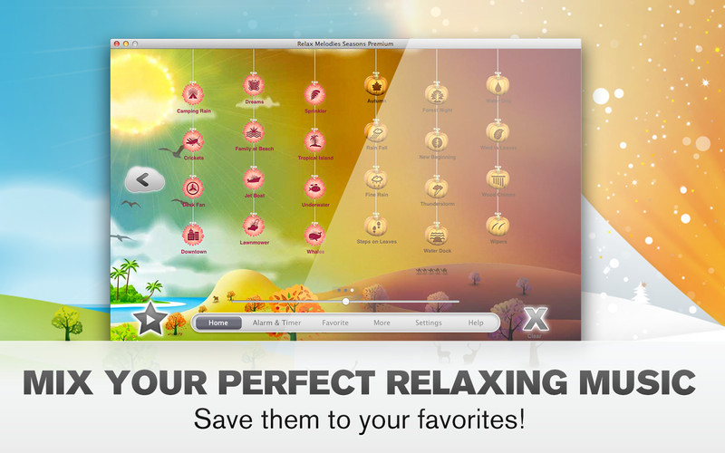Relax Melodies Seasons Premium 2.0 : Relax Melodies Seasons Premium screenshot