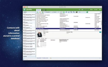 SpinOffice CRM screenshot