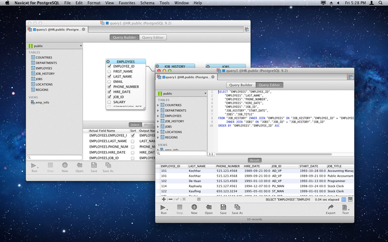 Navicat for PostgreSQL 11.0 : Navicat for PostgreSQL screenshot