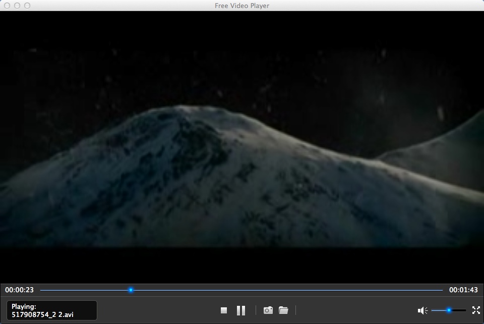 Free Video Player 6.0 : Playing Video File