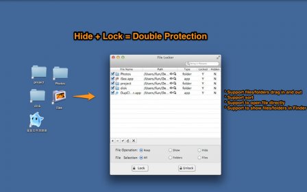 File Locker - Hide&Lock Files screenshot