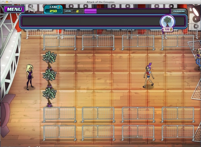 Shannon Tweed's Attack of the Groupies 2.0 : Gameplay Window