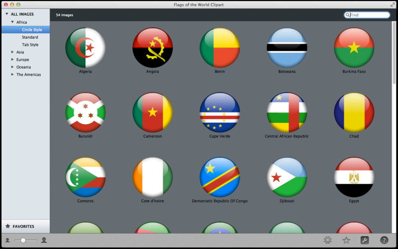 Flags of the World Clipart 1.1 : Flags of the World Clipart screenshot