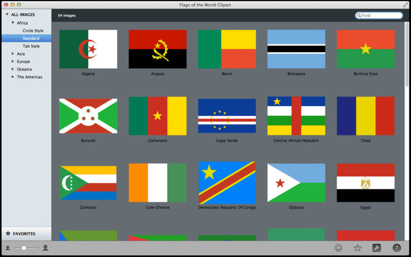 Flags of the World Clipart 1.1 : Flags of the World Clipart screenshot