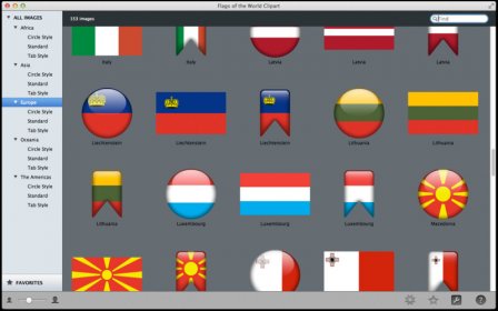 Flags of the World Clipart screenshot