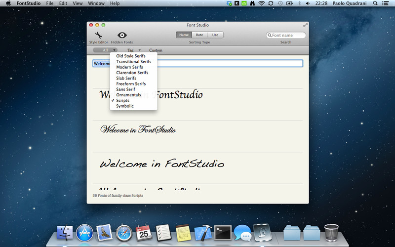 Font Studio 1.2 : Font Studio screenshot