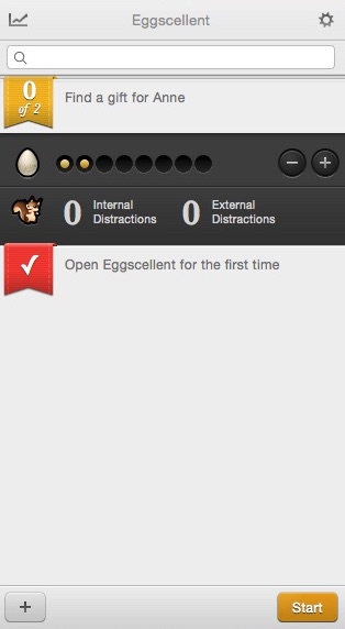 Eggscellent 1.0 : Main Window
