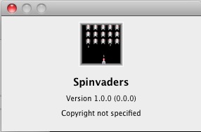 Spinvaders 1.0 : About