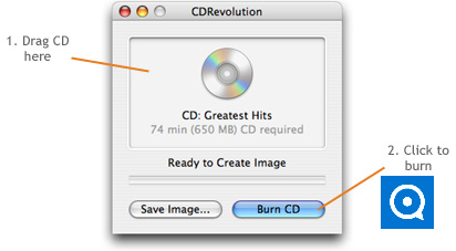 CDRevolution 1.1 : Screenshot of CDRevolution