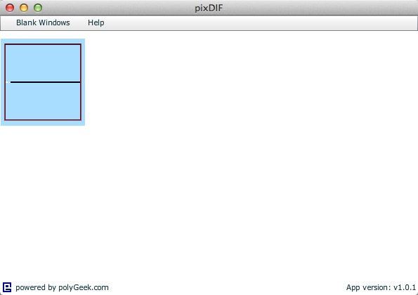 pixDIF 1.0 : Main window