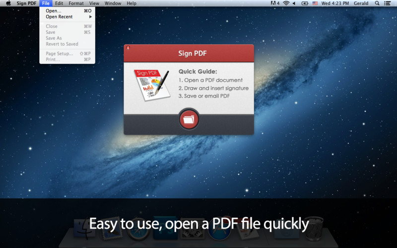 Sign PDF 1.6 : Sign PDF screenshot