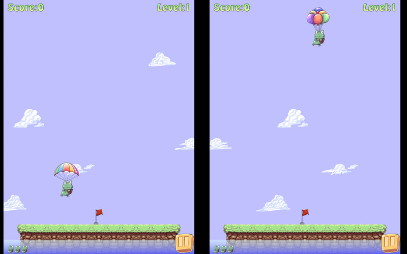 Parachute Frog 1.0 : Parachute Frog screenshot