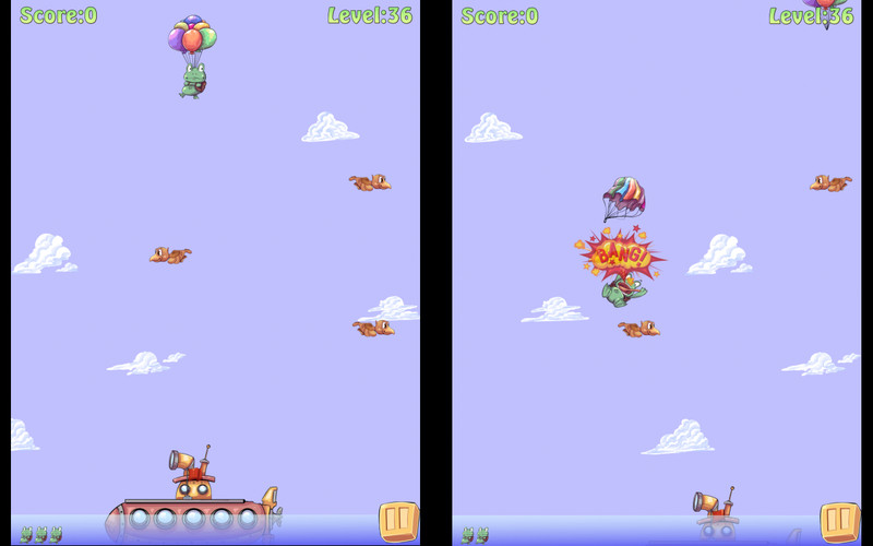 Parachute Frog 1.0 : Parachute Frog screenshot