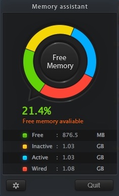 Memory assistant 1.0 : Main Menu