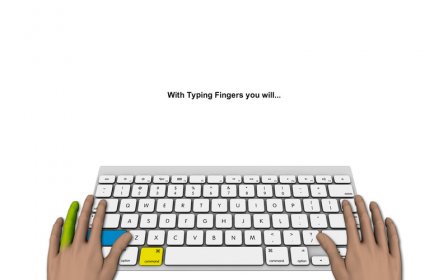 Typing Fingers screenshot