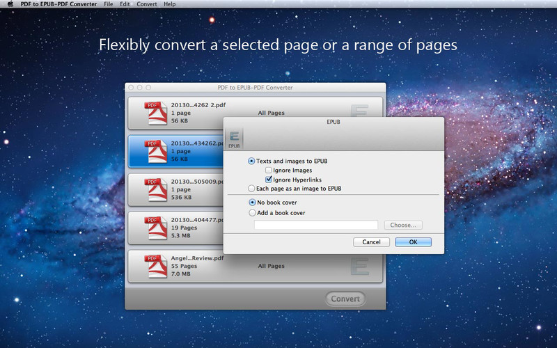 PDF to EPUB-PDF Converter 3.0 : PDF to EPUB-PDF Converter screenshot