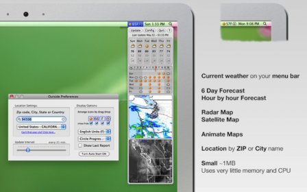 Outside - Weather Reports and Forecasts screenshot