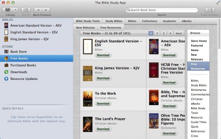 need a free bible study program for my mac pro.