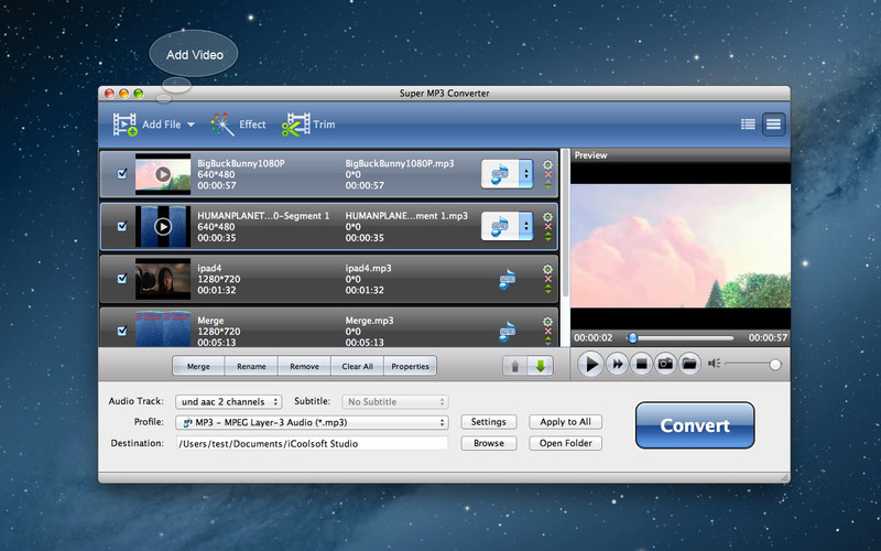 Super MP3 Converter 6.0 : Super MP3 Converter screenshot