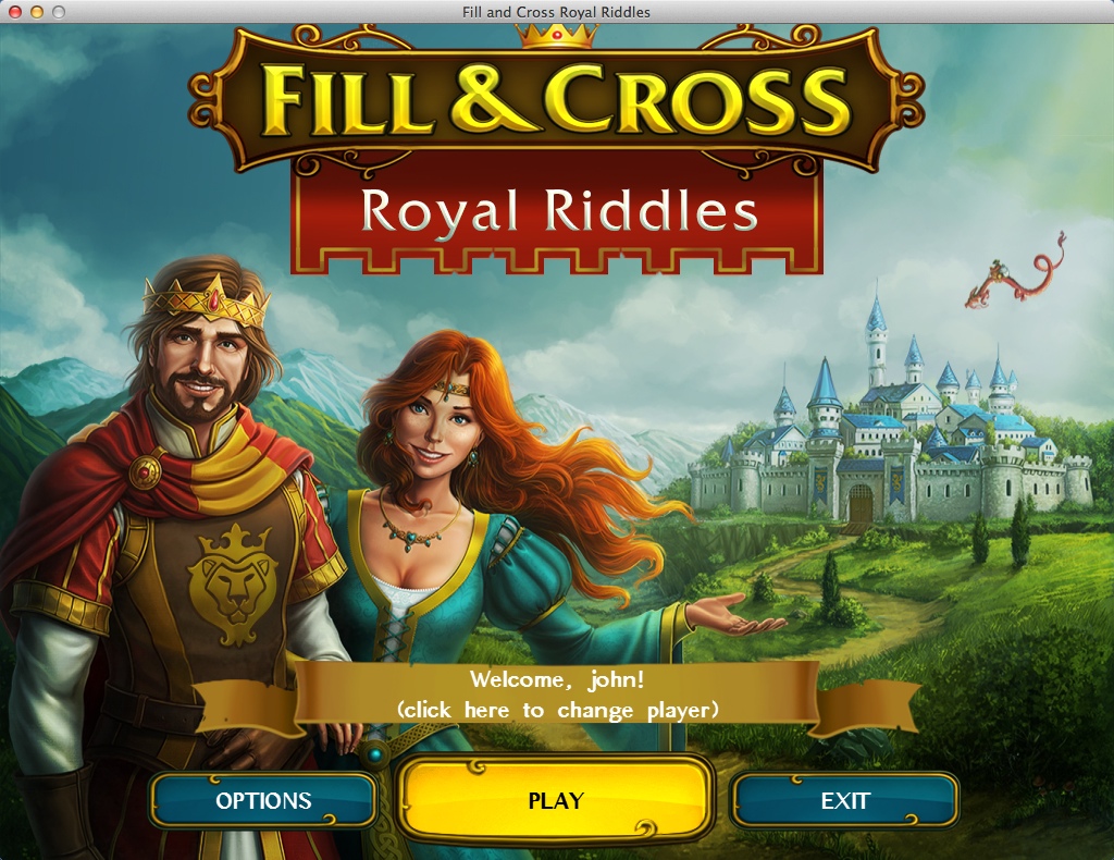 Fill and Cross. Royal Riddles Free 1.0 : Main Menu