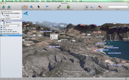 Garmin BaseCamp screenshot