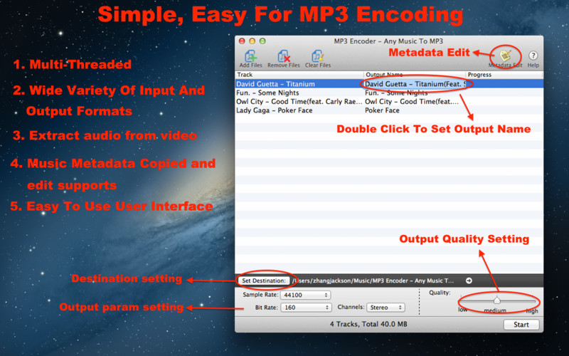 MP3 Encoder - Any Music To MP3 2.0 : MP3 Encoder - Any Music To MP3 screenshot