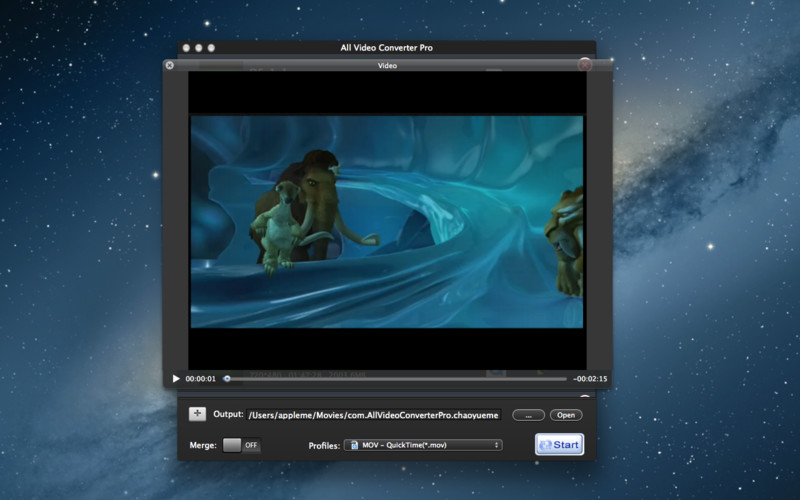 All Video Converter Pro Lite 2.1 : All Video Converter Pro screenshot