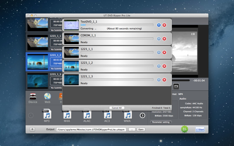 UT DVD Ripper Pro Lite 2.0 : UT DVD Ripper Pro Lite screenshot