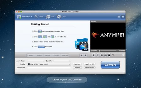 AnyMP4 MOD Converter screenshot