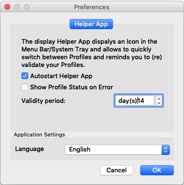 basICColor display 6.0 : Preferences